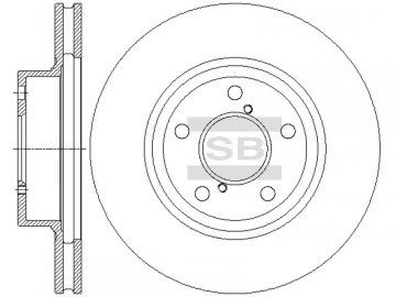 Brake Rotor SD4704 (Sangsin)