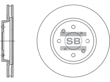 Brake Rotor SD4804 (Sangsin)