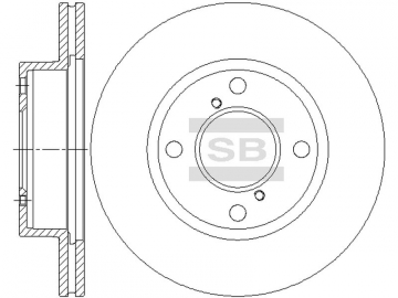 Brake Rotor SD4805 (Sangsin)