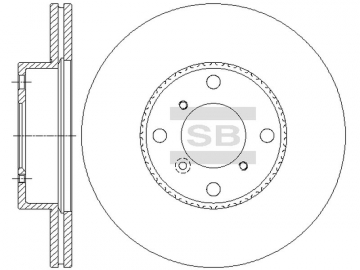 Brake Rotor SD4808 (Sangsin)