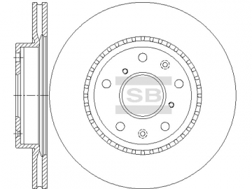 Brake Rotor SD4811 (Sangsin)