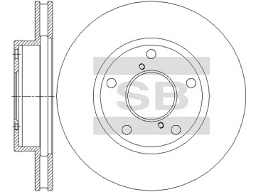 Brake Rotor SD4831 (Sangsin)