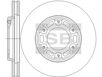 Brake Rotor SD4905 (Sangsin)