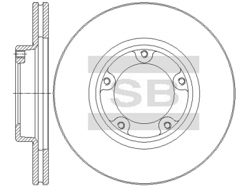 Brake Rotor SD4948 (Sangsin)