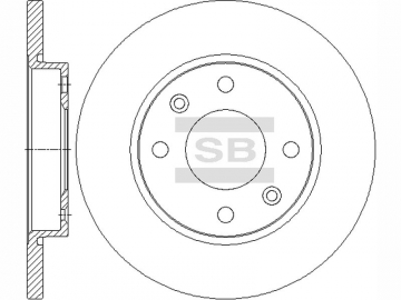 Brake Rotor SD5006 (Sangsin)