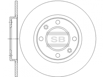 Brake Rotor SD5007 (Sangsin)