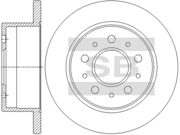 Brake Rotor SD5011 (Sangsin)