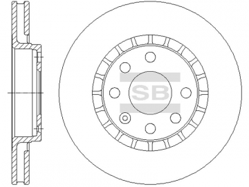 Brake Rotor SD5101 (Sangsin)