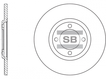 Brake Rotor SD5104 (Sangsin)
