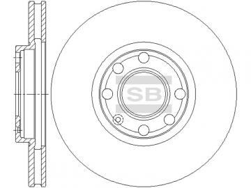 Brake Rotor SD5107 (Sangsin)