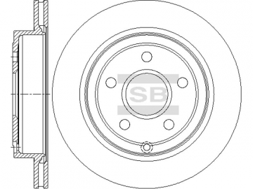 Brake Rotor SD5108 (Sangsin)