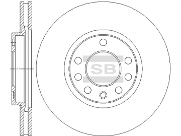Brake Rotor SD5110 (Sangsin)