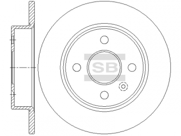 Brake Rotor SD5117 (Sangsin)