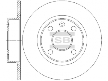 Brake Rotor SD5122 (Sangsin)