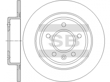 Brake Rotor SD5125 (Sangsin)