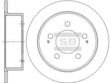Brake Rotor SD5201 (Sangsin)