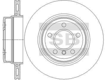 Brake Rotor SD5222 (Sangsin)