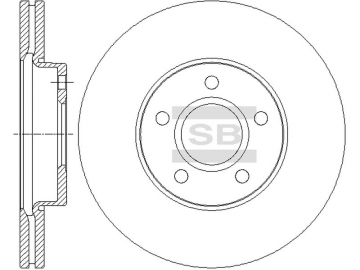 Brake Rotor SD5302 (Sangsin)