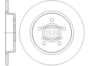 Brake Rotor SD5303 (Sangsin)