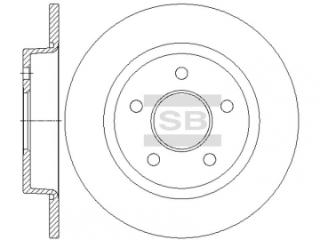 Brake Rotor SD5307 (Sangsin)