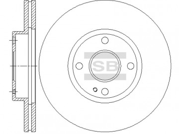 Диск тормозной SD5333 (Sangsin)