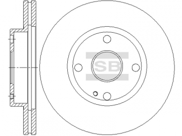Brake Rotor SD5334 (Sangsin)