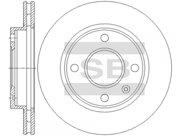Brake Rotor SD5339 (Sangsin)