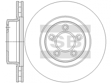 Brake Rotor SD5343 (Sangsin)