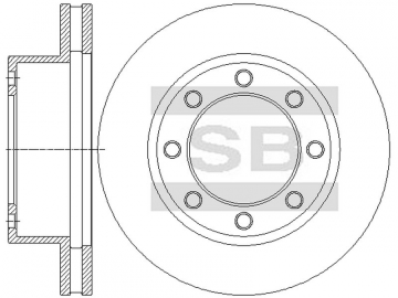 Brake Rotor SD5351 (Sangsin)