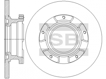 Brake Rotor SD5354 (Sangsin)