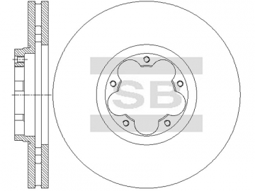 Brake Rotor SD5359 (Sangsin)