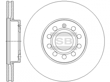 Brake Rotor SD5405 (Sangsin)