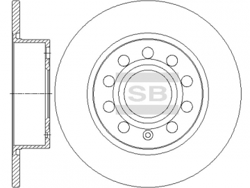Brake Rotor SD5406 (Sangsin)