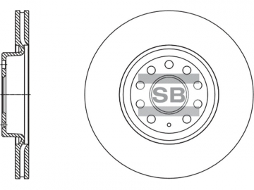 Brake Rotor SD5409 (Sangsin)