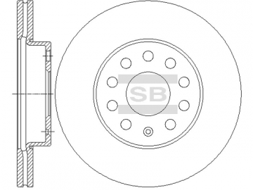 Brake Rotor SD5410 (Sangsin)