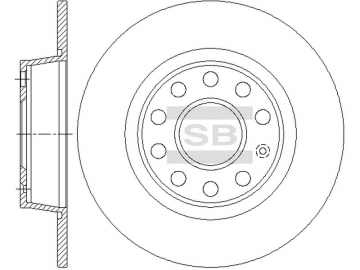 Brake Rotor SD5411 (Sangsin)