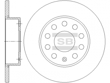 Brake Rotor SD5412 (Sangsin)