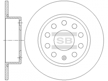 Brake Rotor SD5413 (Sangsin)