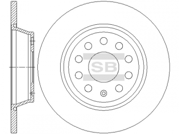 Brake Rotor SD5414 (Sangsin)