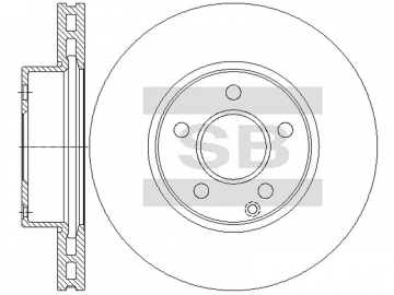 Brake Rotor SD5430 (Sangsin)