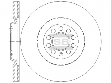 Brake Rotor SD5439 (Sangsin)