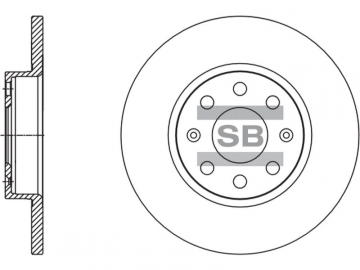 Brake Rotor SD5504 (Sangsin)