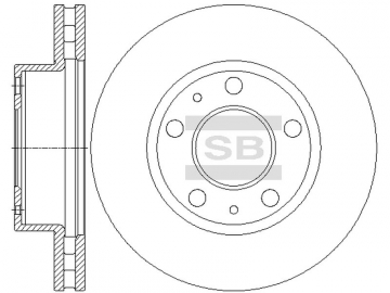 Brake Rotor SD5507 (Sangsin)