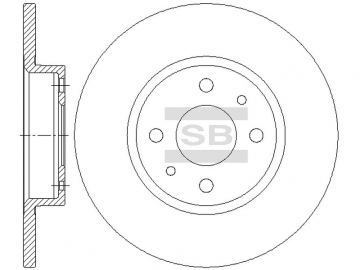 Brake Rotor SD5508 (Sangsin)