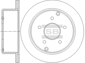 Brake Rotor SD5512 (Sangsin)