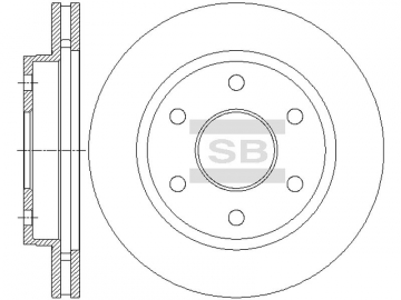 Brake Rotor SD5514 (Sangsin)