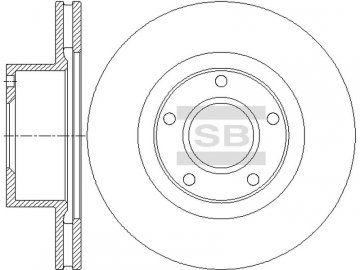 Brake Rotor SD5515 (Sangsin)