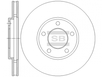 Brake Rotor SD5524 (Sangsin)