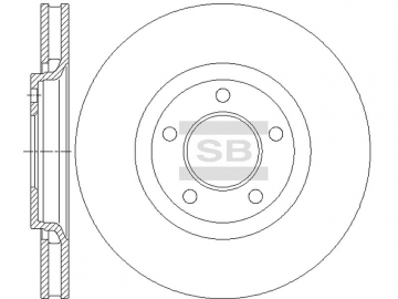 Brake Rotor SD5525 (Sangsin)