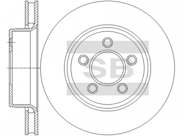 Brake Rotor SD5536 (Sangsin)